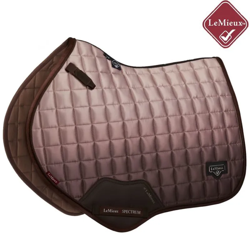 LeMieux Spectrum Satin CC Saddlepad - Mocha