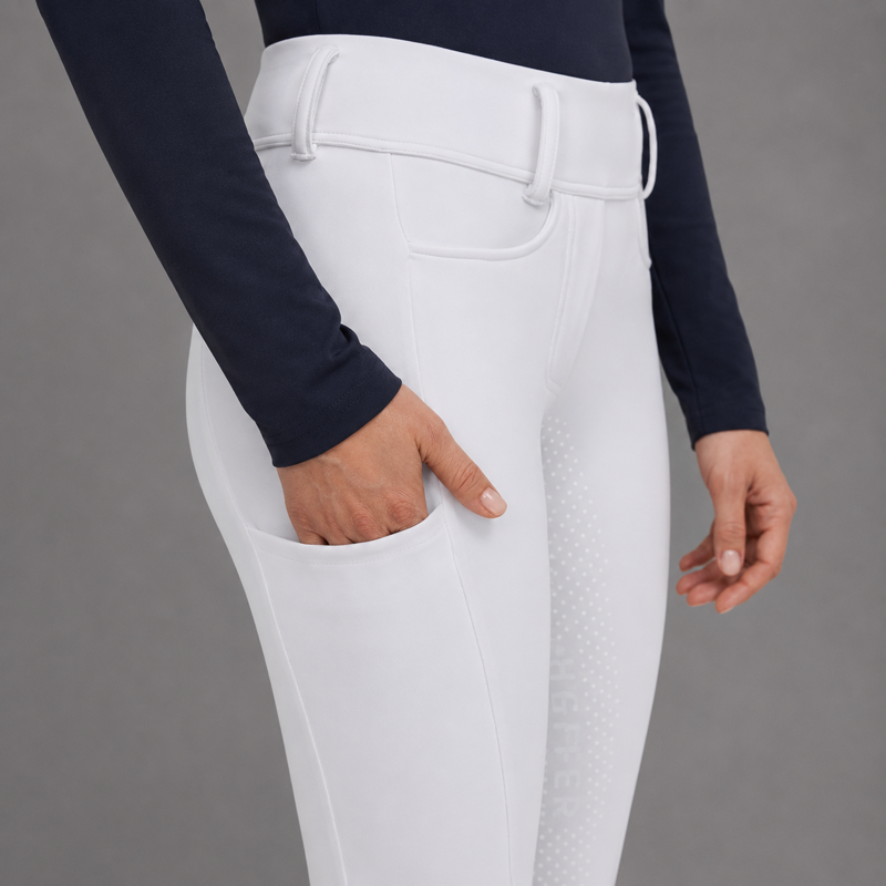 Tommy Hilfiger Women's Vermont Full Grip Breeches - TH Optic White-3