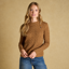 Joules Ladies Classic Cable Jumper - Camel