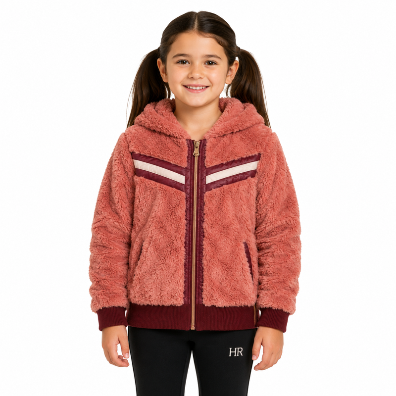 Horseware Super Lux Faux Fur Hoody - Dusk Pink