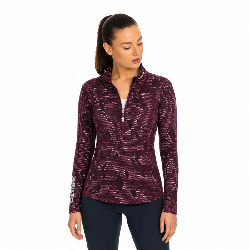 Musto Printed Ladies X Country Top - Damson