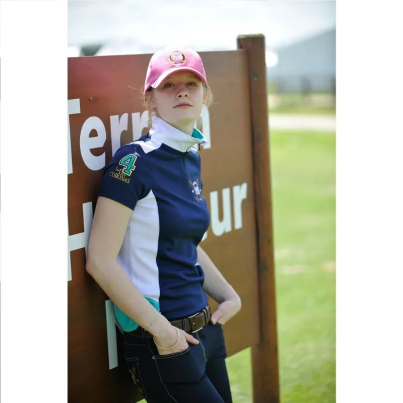 Horseware Newmarket Ladies Cera Polo - Turquoise-1