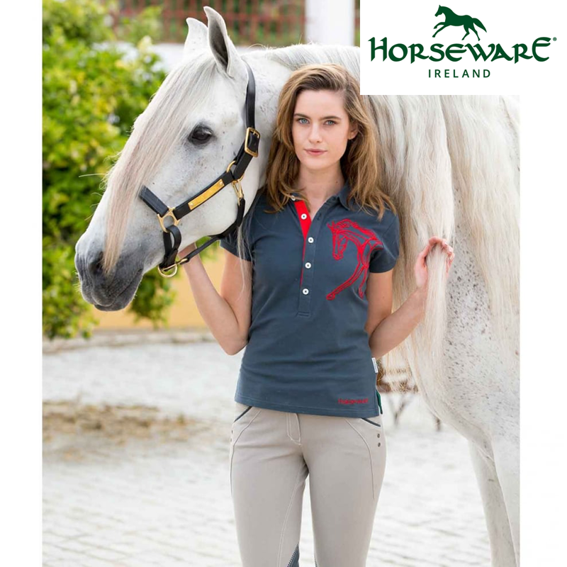 Horseware Flamboro Polo Shirt - Charcoal-1