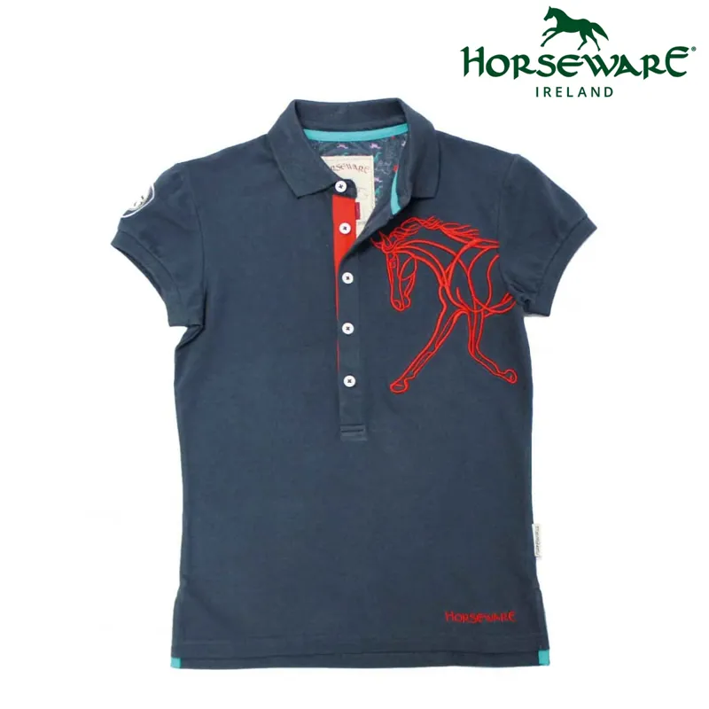 Horseware Flamboro Polo Shirt - Charcoal