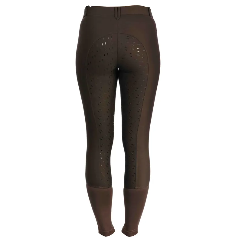 Horseware AA Summer Silicone Full Seat Breeches - Chocolate-2