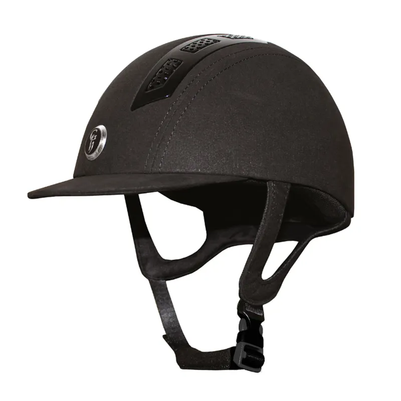 Gatehouse Chelsea AirFlow Pro Suedette Riding Hat - Black