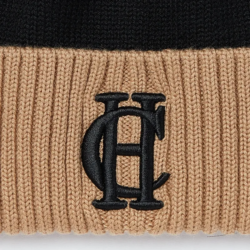 Holland Cooper Chelsea Merino Bobble Hat - Black-2