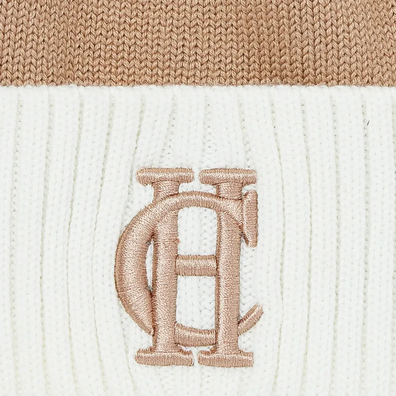 Holland Cooper Chelsea Merino Bobble Hat - Camel-2