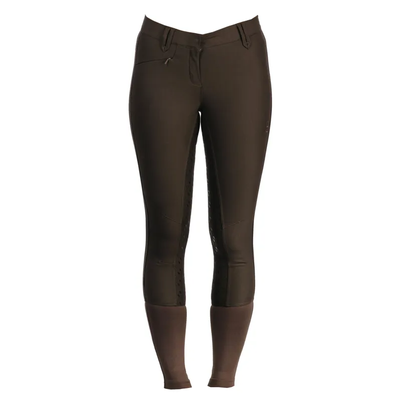 Horseware AA Summer Silicone Full Seat Breeches - Chocolate