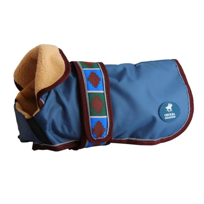 Chukka Dog Rug Coat - Navy/ Green/Champagne