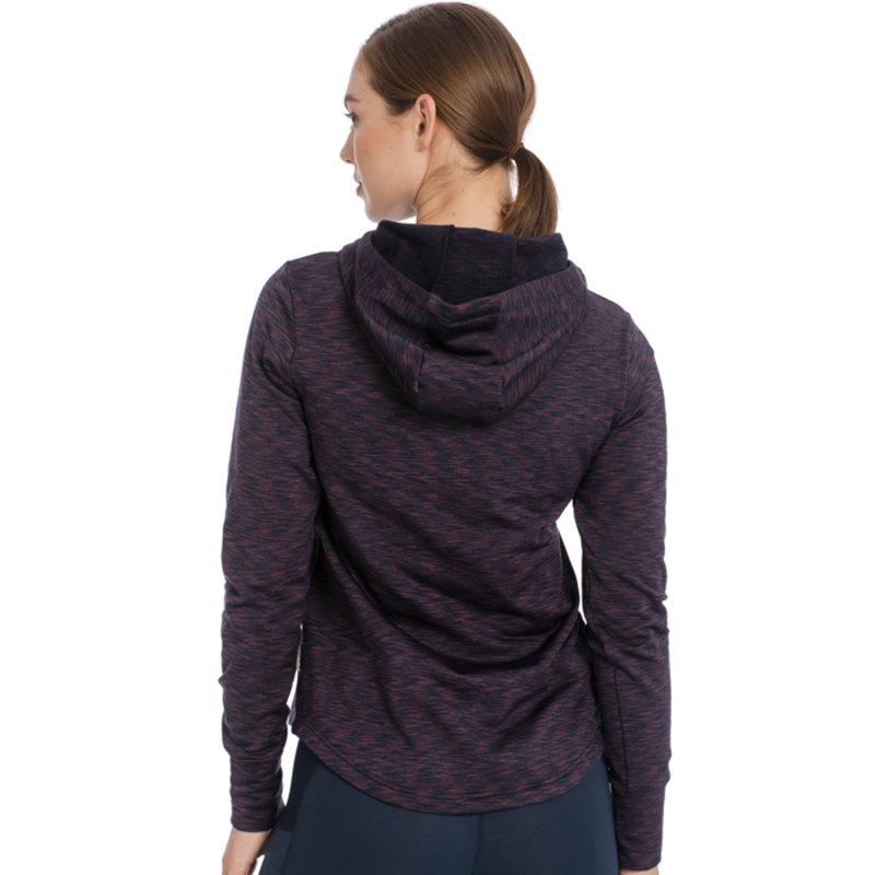 Horseware Ladies Technical Hooded Fleece - Fig Melange-1