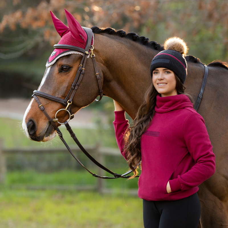 LeMieux Clara Cable Beanie - Cinder-6