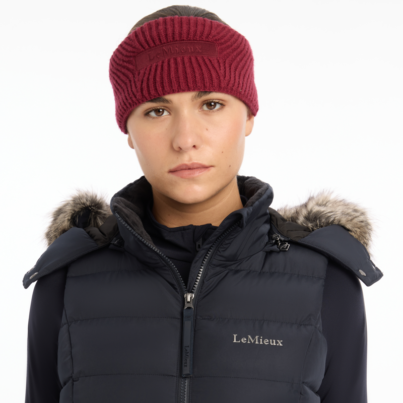 LeMieux Clara Cable Headband - Ember-1
