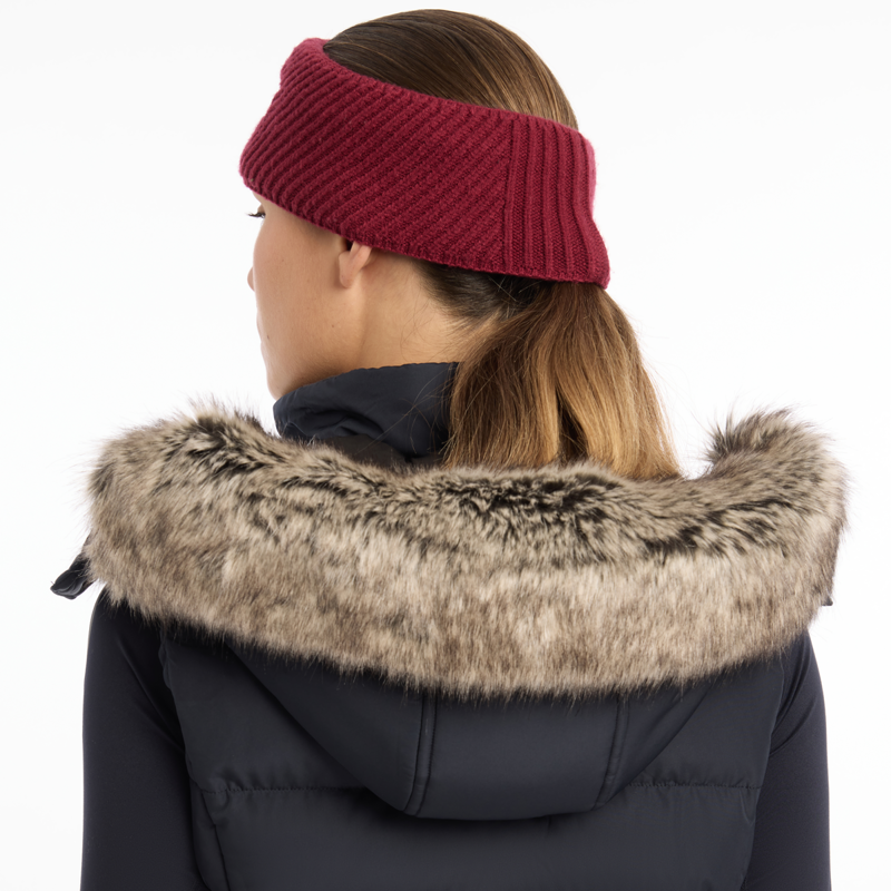 LeMieux Clara Cable Headband - Ember-2