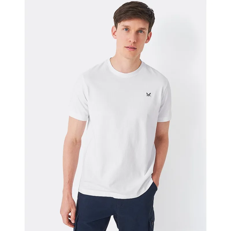 Crew Clothing Men's Classic T-Shirt - Optic White