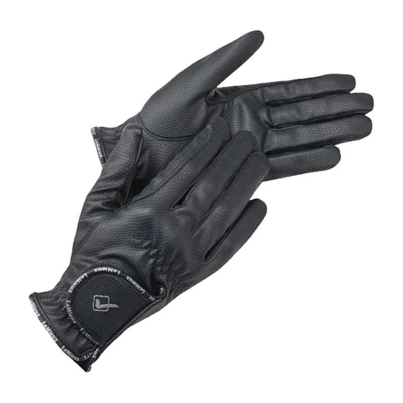 LeMieux Pro Touch Classic Riding Gloves - Black