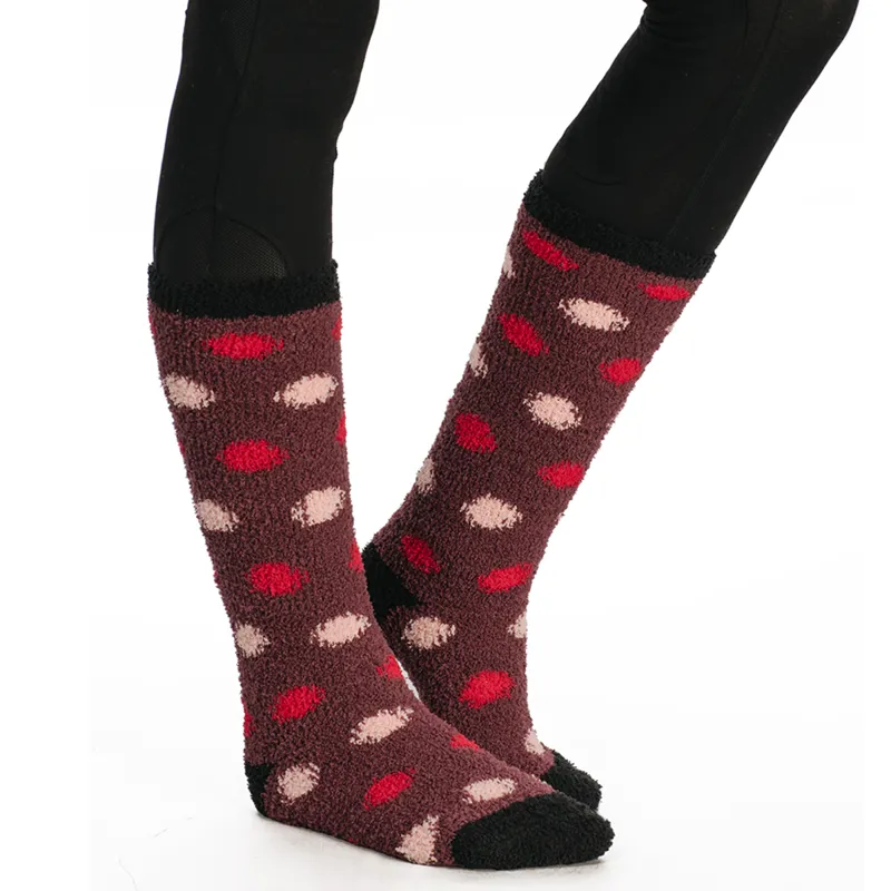 Horseware Softie Socks - Garnet Spot