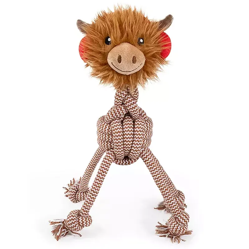 Rosewood Christmas Colin Cow Dog Toy