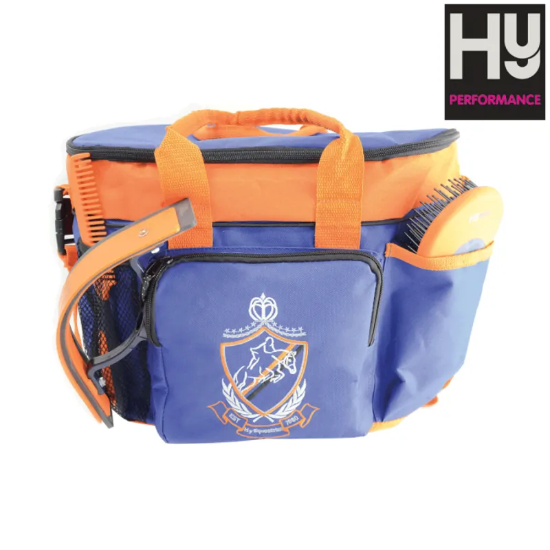 HySHINE Complete Pro Grooming Kit and Bag - Navy/Orange