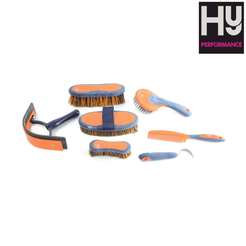 HySHINE Complete Pro Grooming Kit and Bag - Navy/Orange-1