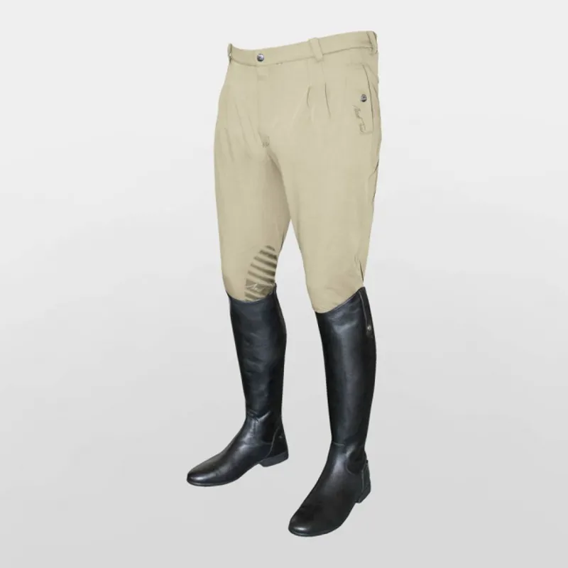 Mark Todd Mens Coolmax Grip Breeches - Beige