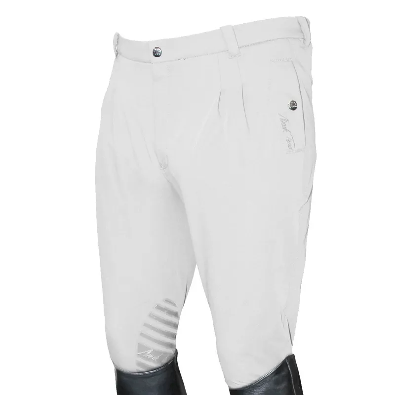 Mark Todd Men's Coolmax Grip Breeches - White
