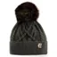 Holland Cooper Cortina Bobble Hat - Fern Green Mink