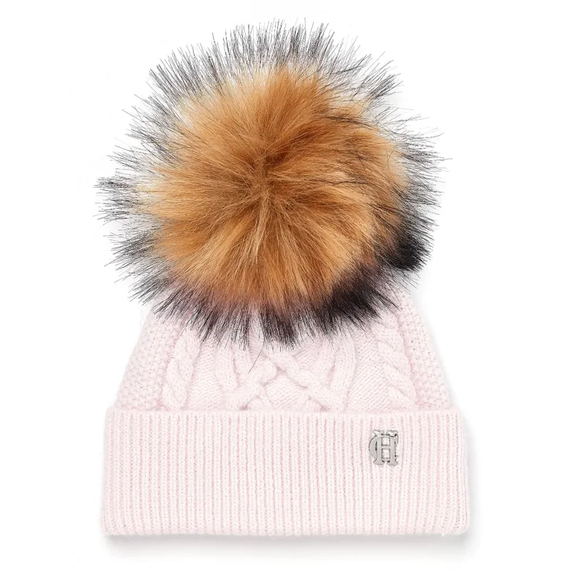 Holland Cooper Cortina Bobble Hat - Soft Pink