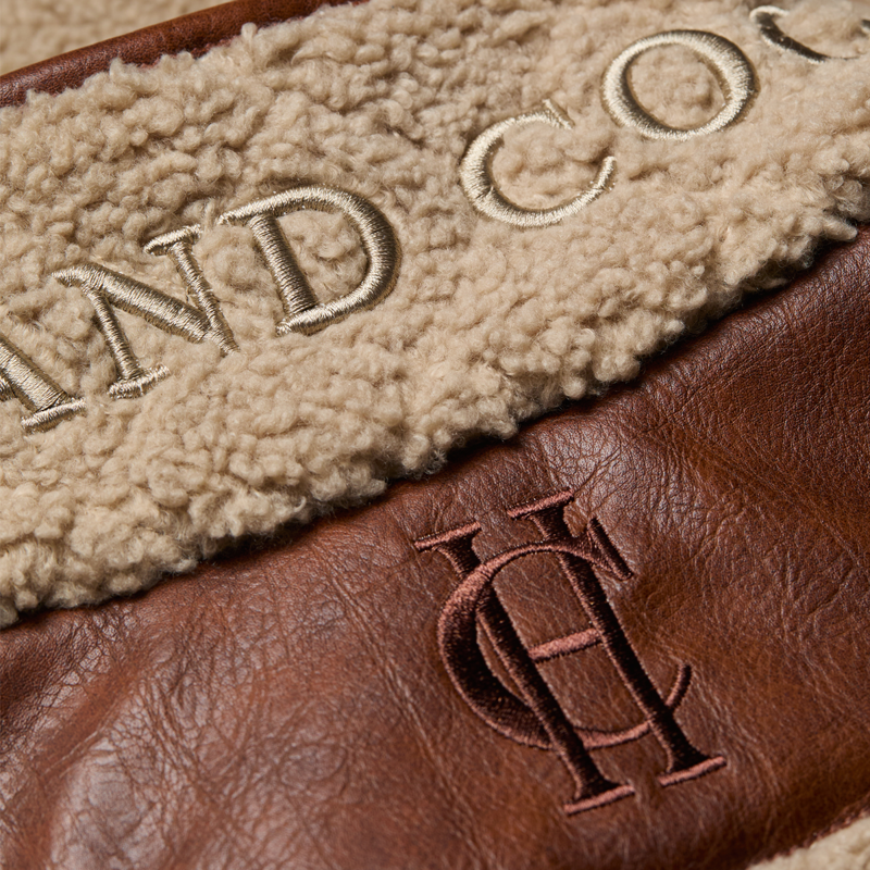 Holland Cooper Country Fleece Gilet - Natural Borg-8