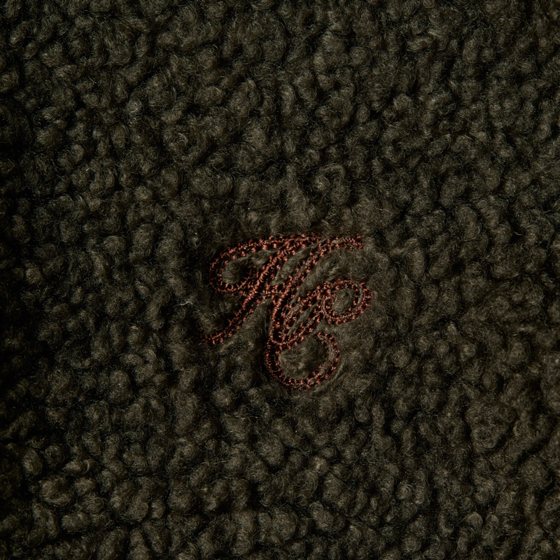 Holland Cooper Country Fleece Jacket - Khaki Borg-7