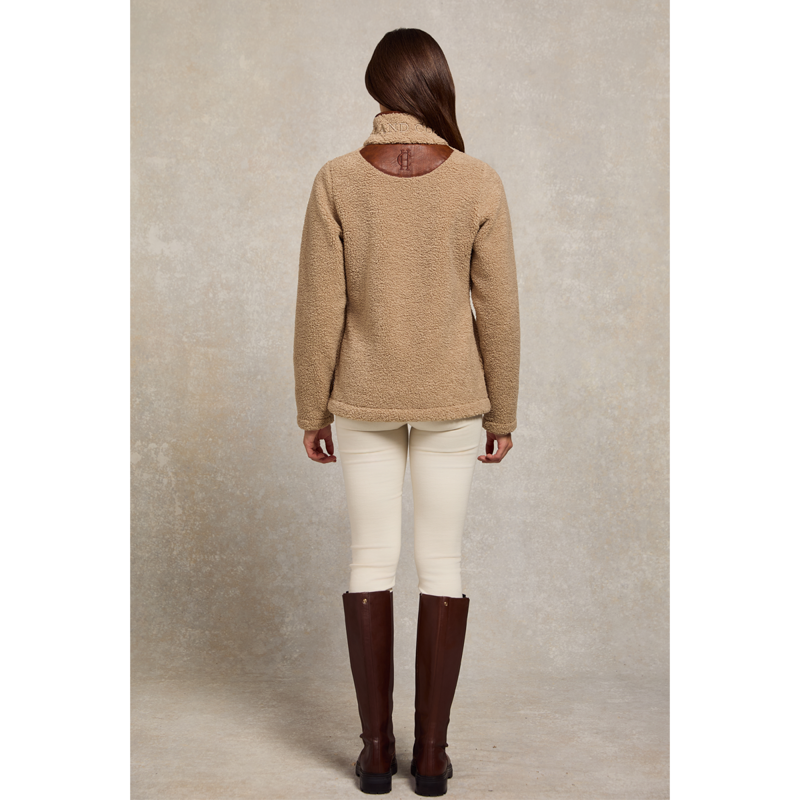 Holland Cooper Country Fleece Jacket - Natural Borg-4