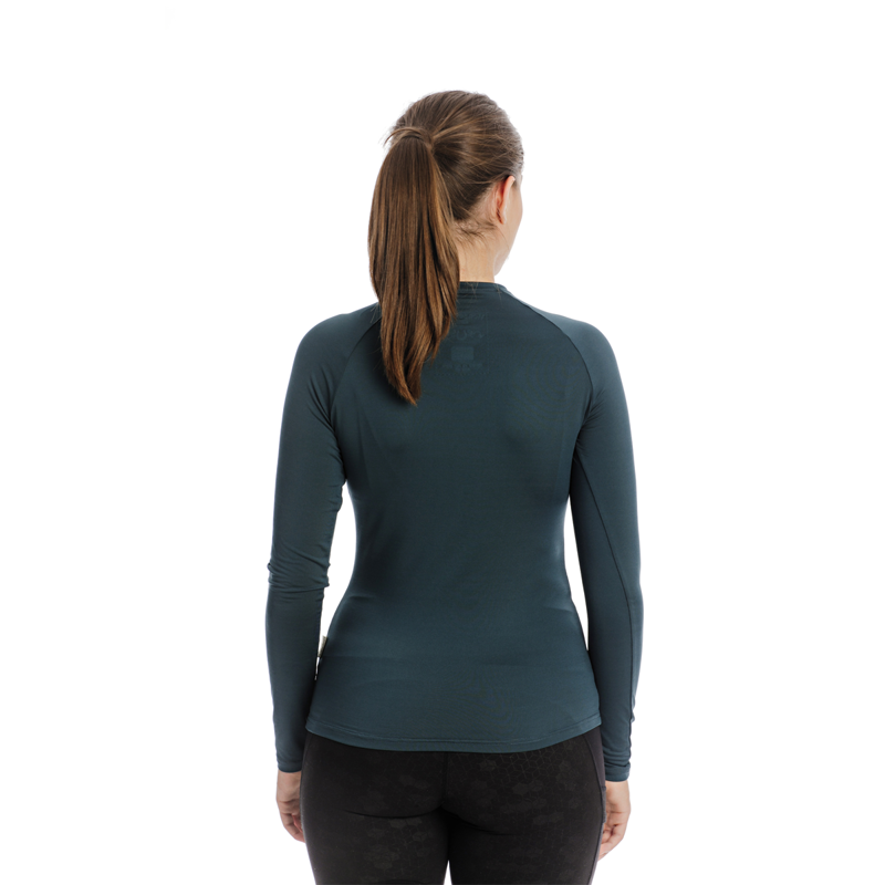  Horseware Ladies Crew Base Layer - Petrol Blue-1