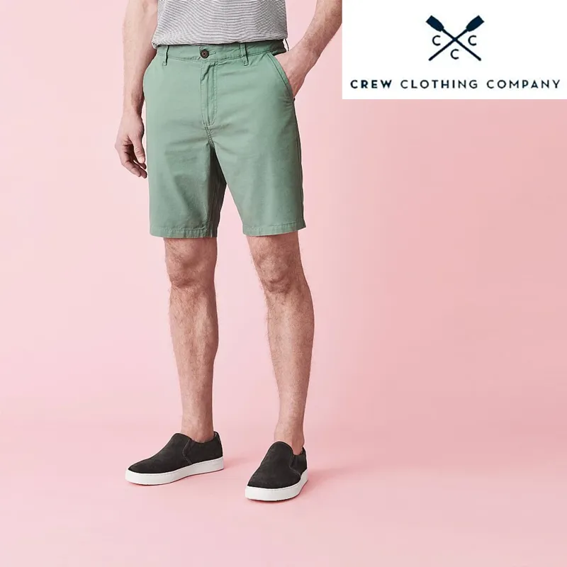 Crew Clothing Mens Bermuda Shorts - Green Lake