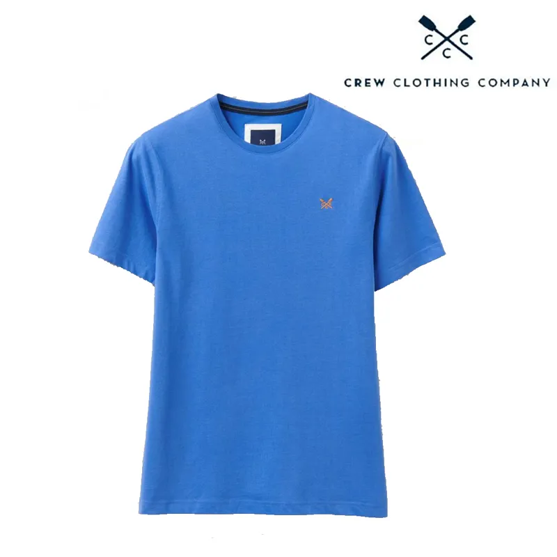 Crew Clothing Company Mens Classic Tee - Bright Blue