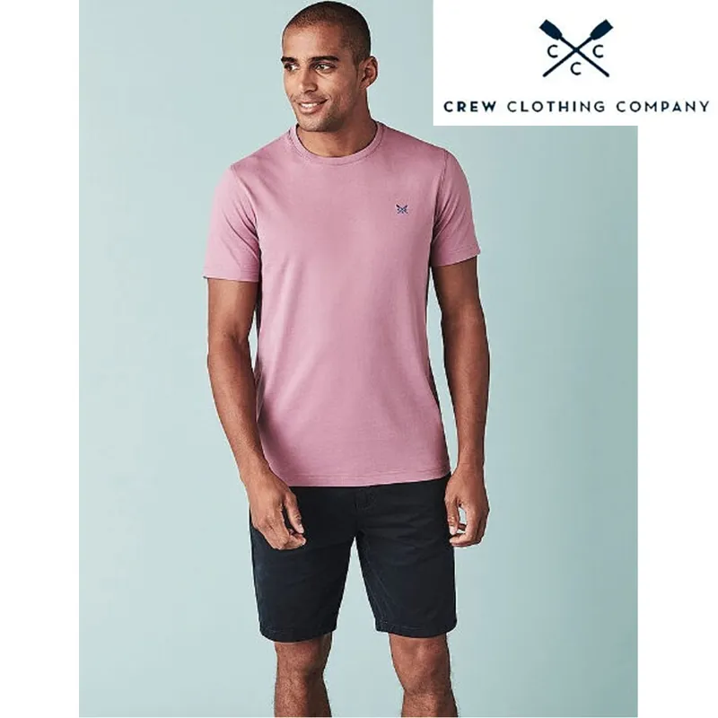 Crew Clothing Mens Crew Classic Tee - Dusty Lavender