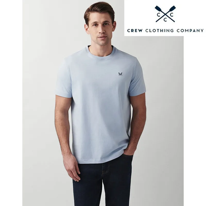 Crew Clothing Mens Crew Classic Tee - Light Blue