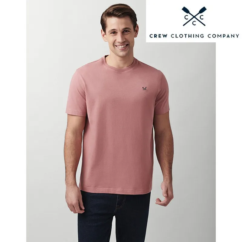 Crew Clothing Mens Classic Tee - Wood Rose