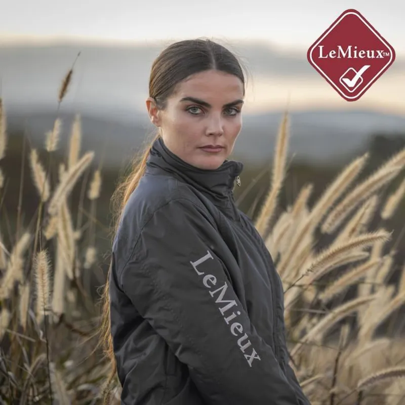 Team LeMieux Waterproof Crew Jacket - Grey-1