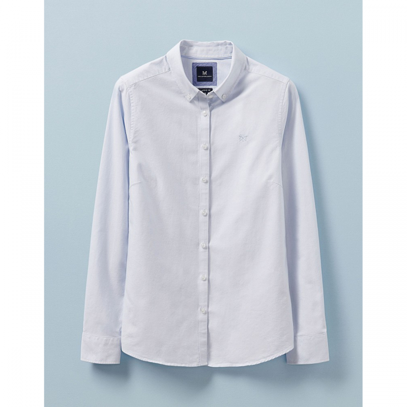 Crew Clothing Ladies Oxford Classic Shirt - Blue-2