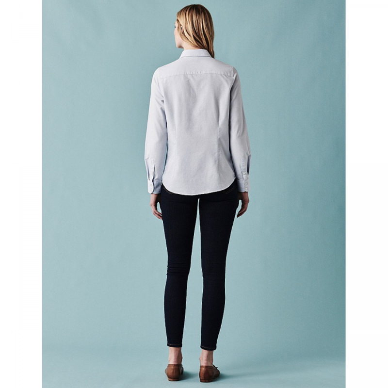 Crew Clothing Ladies Oxford Classic Shirt - Blue-1
