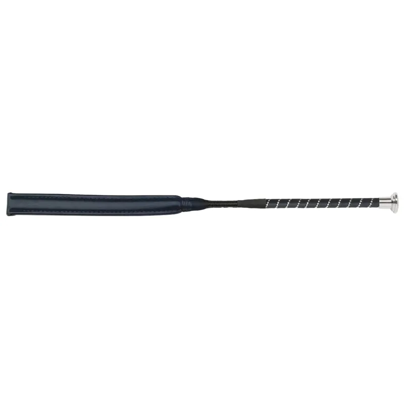 Fleck Cushion Flap Jump Bat with Crystal Handle - Black - 60cm
