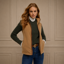 Holland Cooper Country Fleece Gilet - Coffee