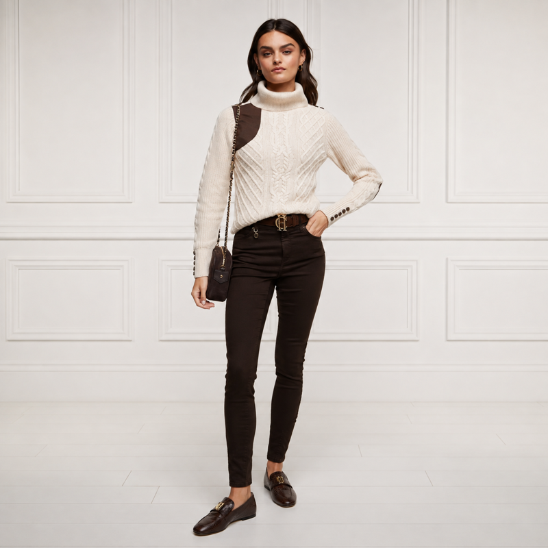 Holland Cooper Jodhpur Jean - Chocolate