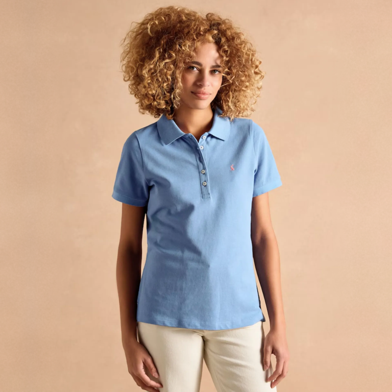 Joules Ladies Woody Polo Shirt - Blue