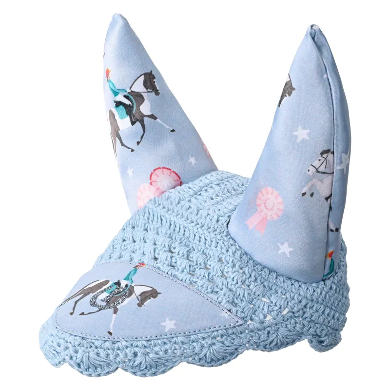 Imperial Riding Little Champion Fly Veil - Light Blue