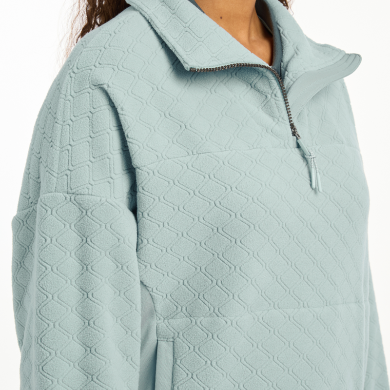 LeMieux Dana Quarter Zip Fleece - Glacier-5
