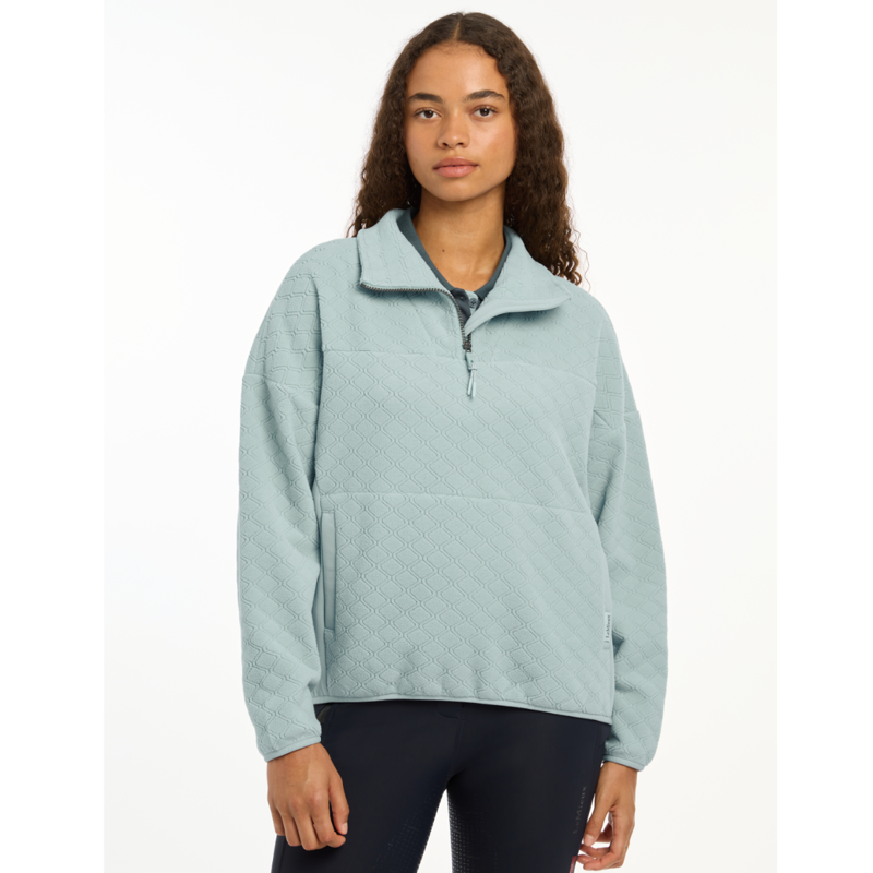 LeMieux Dana Quarter Zip Fleece - Glacier-3
