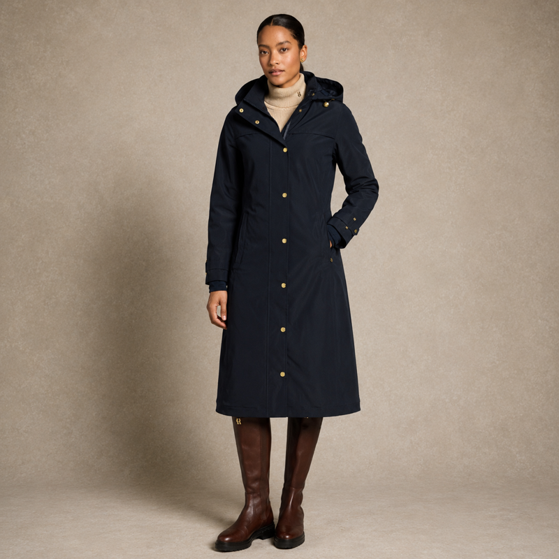 Holland Cooper Folgate Riding Coat - Ink Navy
