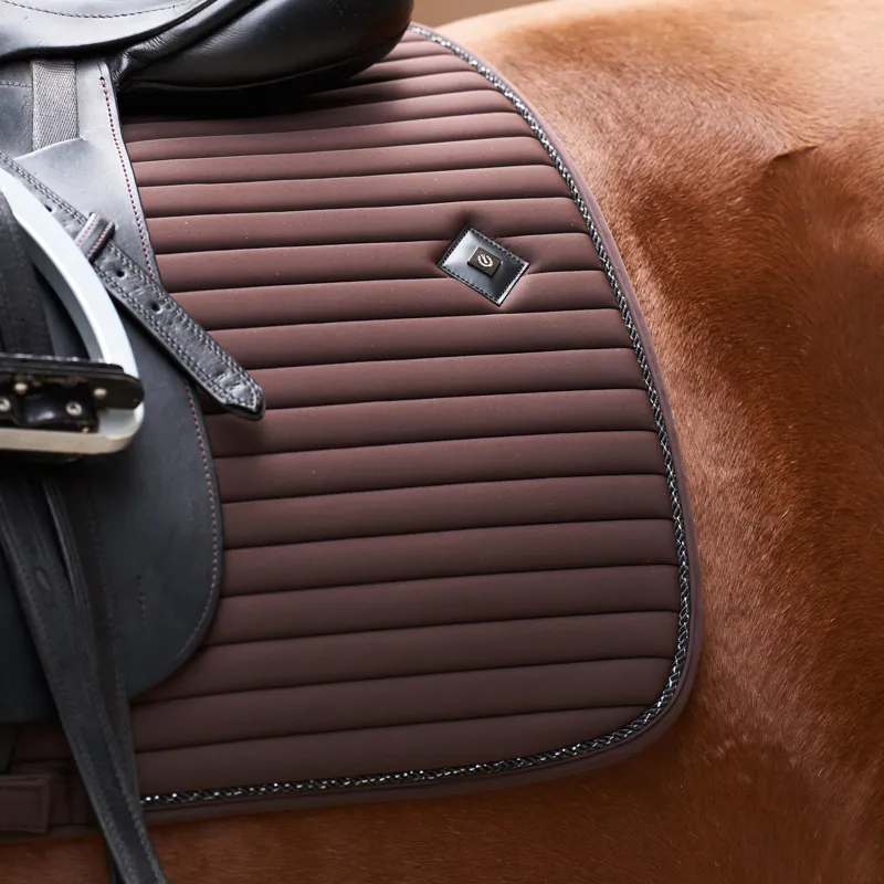 Imperial Riding Josie Dressage Saddlepad Full - Chocolate-2