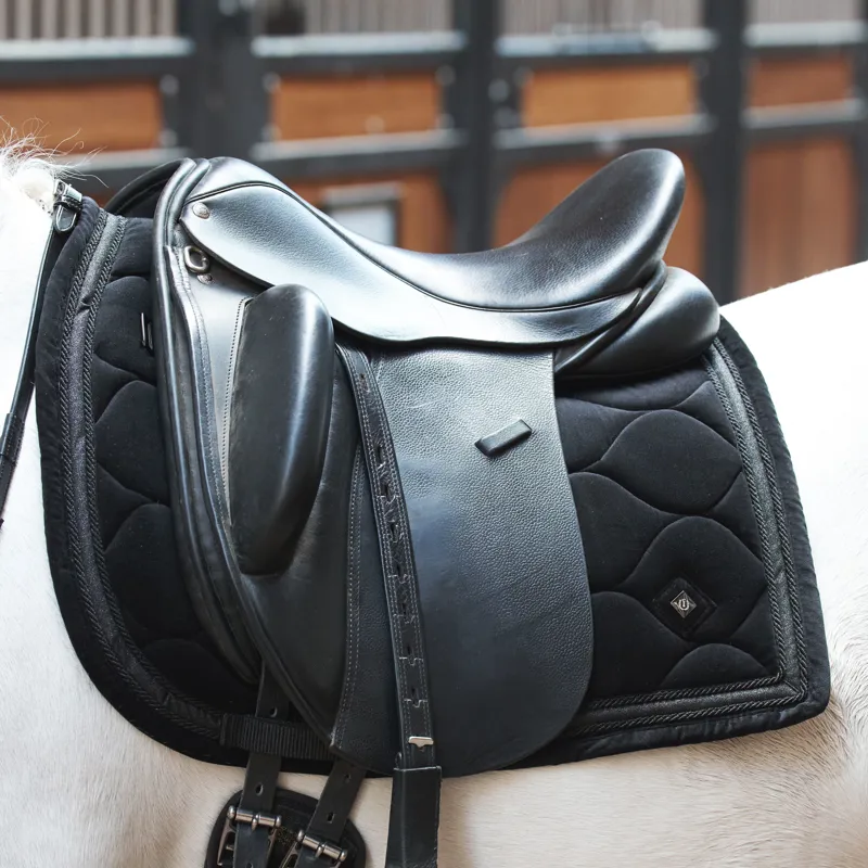 Imperial Riding Bandit Dressage Saddlepad - Black-1